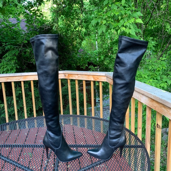 Charles David made in Italy elasticized knee boots - Picture 6 of 8